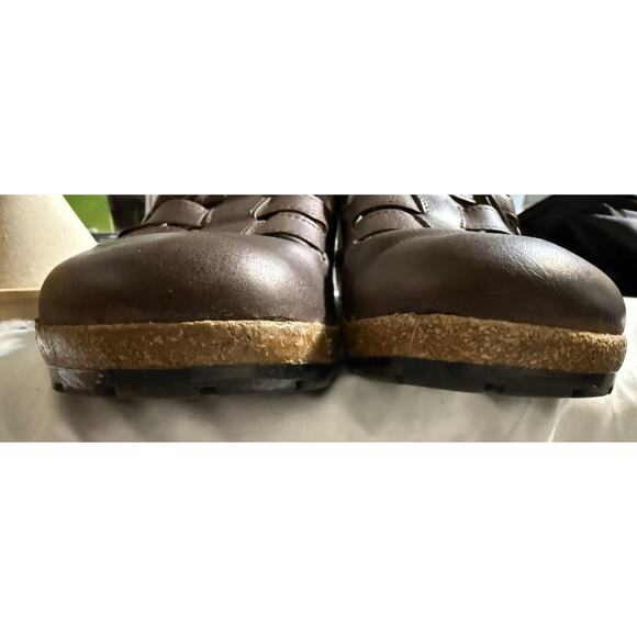 Haflinger Fisherman Womens Size 39-8 Brown Leather Clog Shoes - Picture 16 of 16